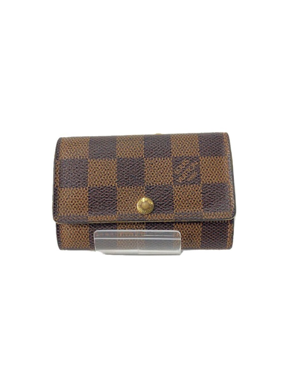 LOUIS VUITTON Multicles Ebene Brown Leather Brown All over